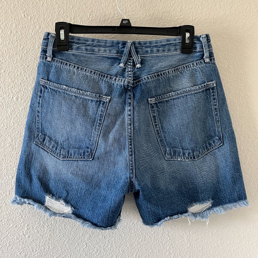 Good American High Waist Cutoff Jean Denim Shorts Size 2/26 - Picture 3 of 9